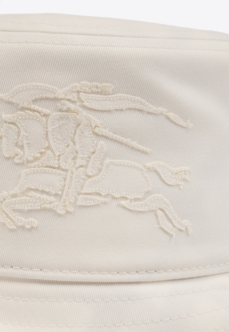 Burberry EKD Embroidered Bucket Hat White 8085733 B7347-SALT