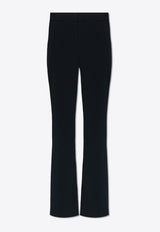 Balmain Flared Crepe Pants Black CF0PP250 VB00-0PA