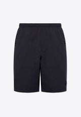 Moncler Logo Patch Track Shorts Black J10912B00004 597EN-999