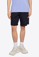 Moncler Logo Patch Track Shorts Black J10912B00004 597EN-999