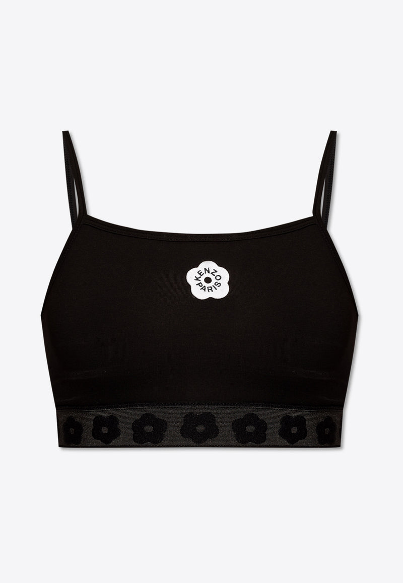 Kenzo Boke Flower Sports Bra Black FE52TO713 4SW-99J