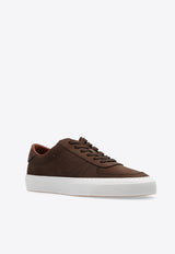 Moncler Monclub Low-Top Suede Sneakers Brown J109A4M00210 M4295-257