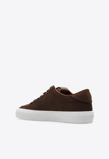 Moncler Monclub Low-Top Suede Sneakers Brown J109A4M00210 M4295-257