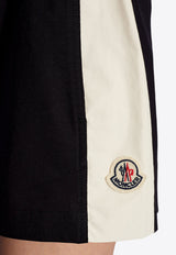 Moncler Logo Patch Track Shorts Navy J10938H00016 89AJU-778