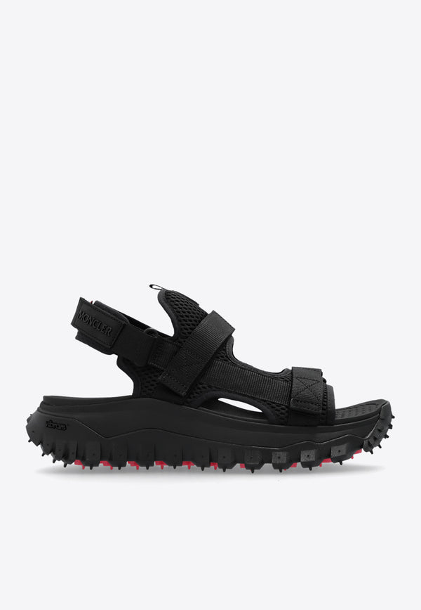 Moncler Trailgrip Logo Sandals Black J109A4L00010 M3808-999