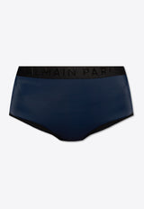 Balmain Logo-Waist Bikini Bottoms Navy KĄPIELOWE BKN1A1830 0-403