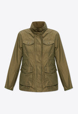 Moncler Ilo High-Neck Field Jacket Green J10931B00003 597I9-889