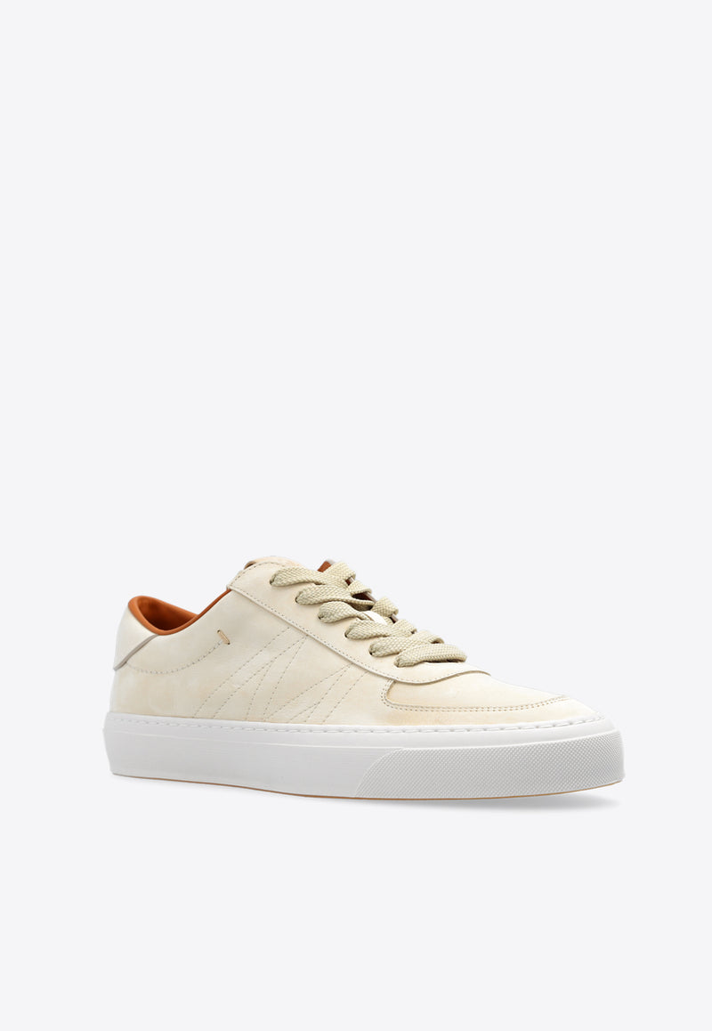 Moncler Monclub Low-Top Suede Sneakers Cream J109A4M00210 M4295-20F