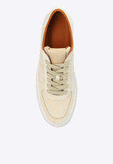 Moncler Monclub Low-Top Suede Sneakers Cream J109A4M00210 M4295-20F