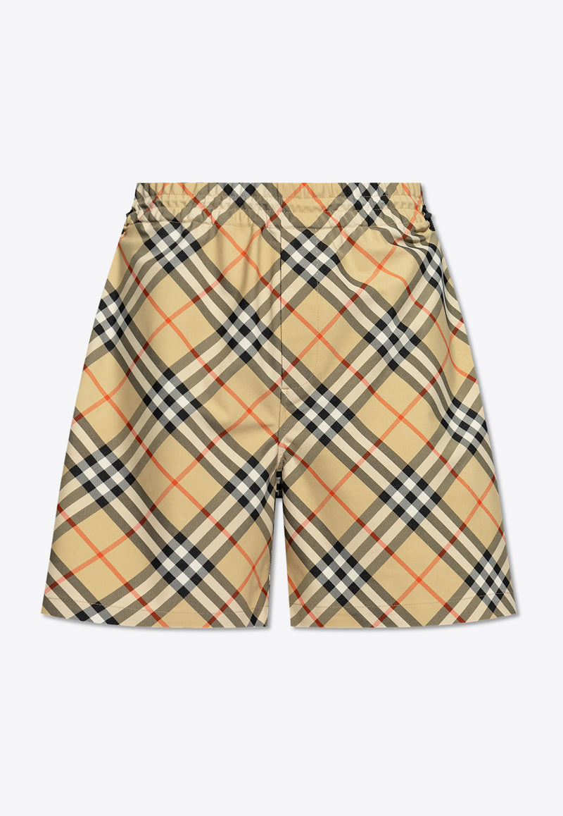 Burberry Signature Check Print Shorts Beige 8087224 B9368-SAND IP CHECK