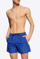 Balmain Logo Detail Swim Shorts