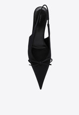 Balenciaga Knife Bow 40 Slingback Pumps Black 782551W2ES0/P_BALEN-1000