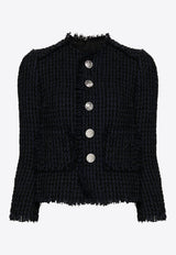 Dsquared2 Lower Manhattan Bouclé Jacket Navy S75BN0868S78504_524