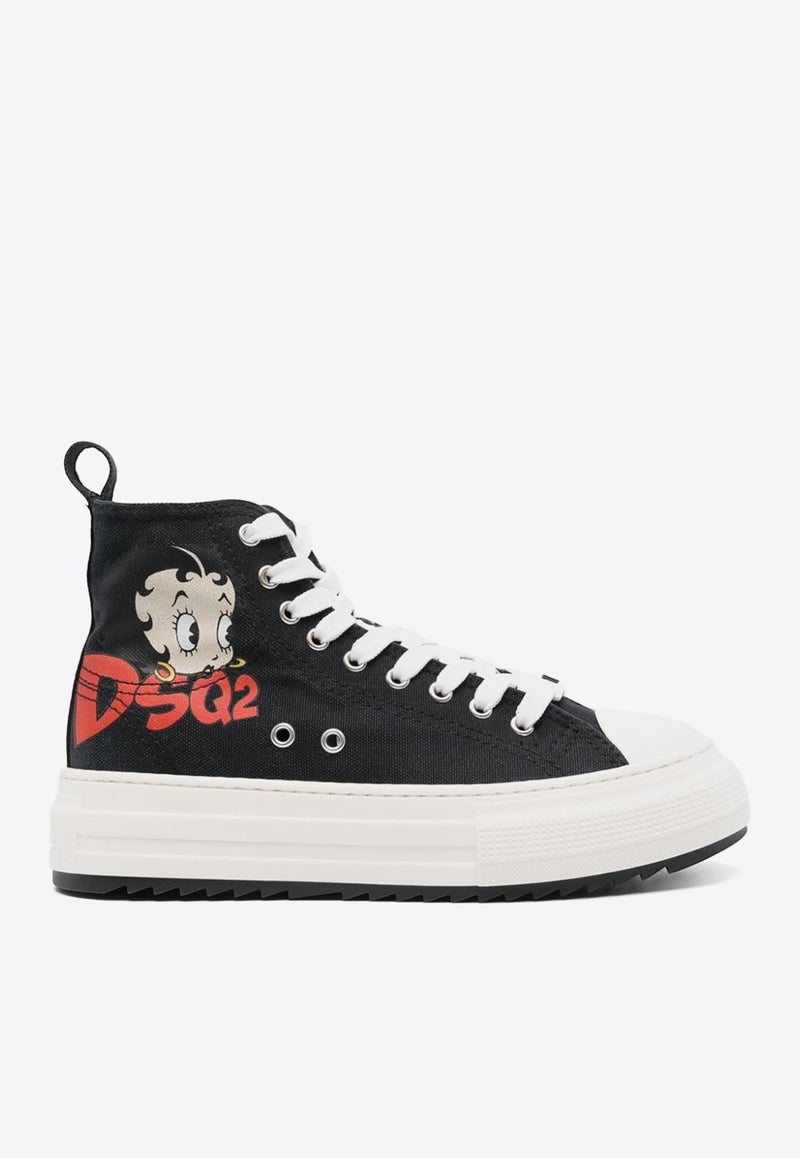 Dsquared2 Betty Boop Berlin Sneakers Black SNW026400307285_2124