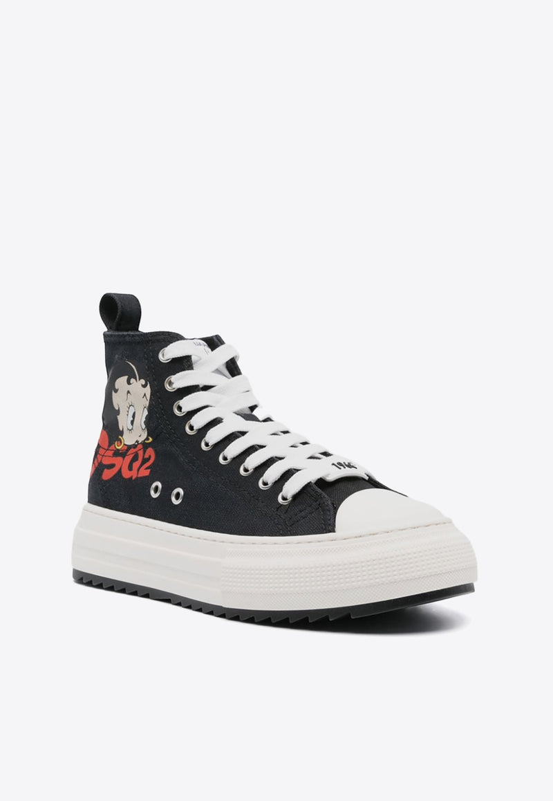 Dsquared2 Betty Boop Berlin Sneakers Black SNW026400307285_2124