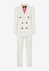 Dsquared2 Boston Double-Breasted Suit White S75FT0251S76498_101