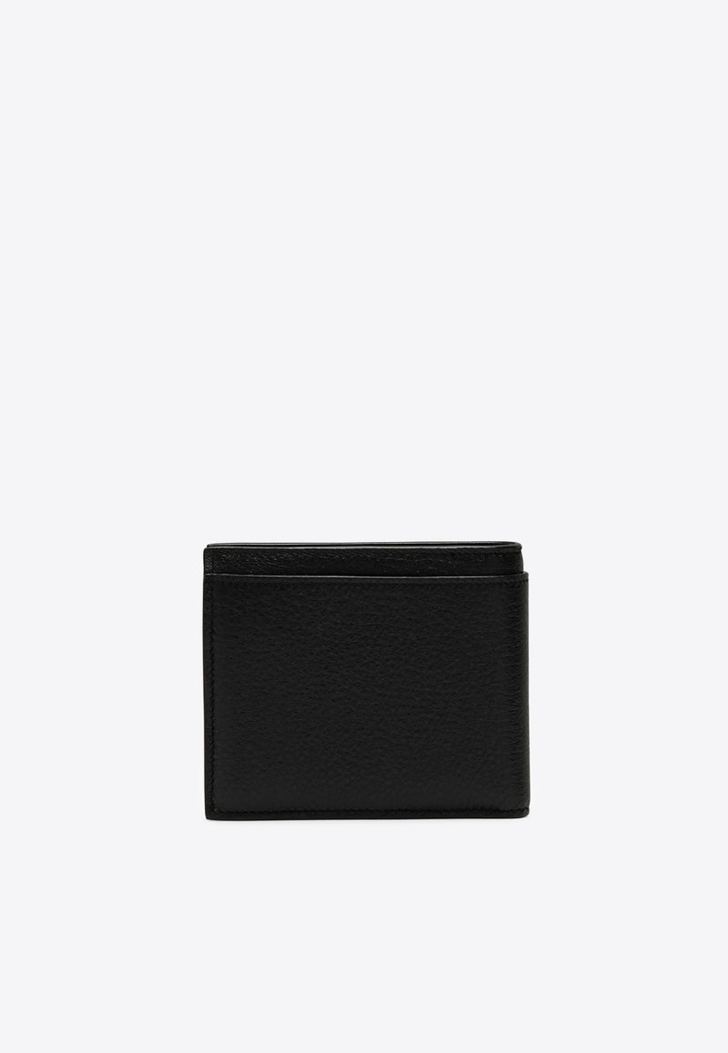 Saint Laurent Paris East/West Grained Leather Wallet Black 783745AADA3/O_YSL-1000