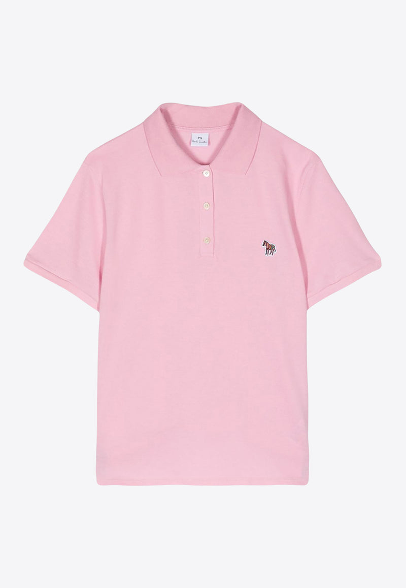 Paul Smith Zebra Patch Polo T-shirt Bubblegum W2R224VH20068_23