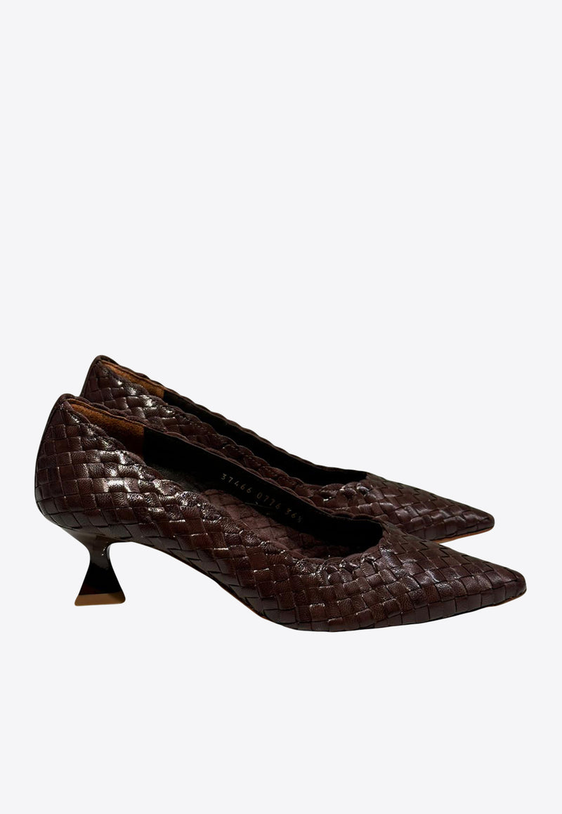 La Rose Carol 50 Woven Pumps Brown 10776000_79