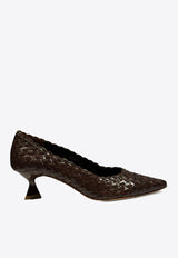 La Rose Carol 50 Woven Pumps Brown 10776000_79