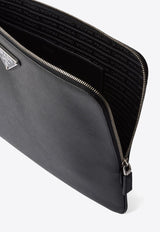 Prada Large Saffiano Leather Pouch Black 2NH0232FAD_F0002