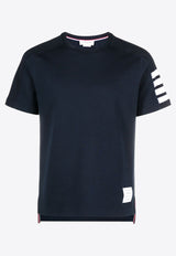 Thom Browne 4-bar Stripes T-shirt Navy MJS246A07323_415