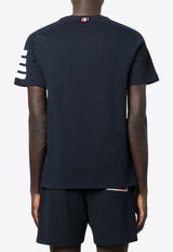 Thom Browne 4-bar Stripes T-shirt Navy MJS246A07323_415