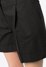 P.A.R.O.S.H Tailored Pleated Shorts Black D210114CANYOX24_013