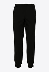 Prada Logo Plaque Track Pants Black SPH332SOOO133U_F0002