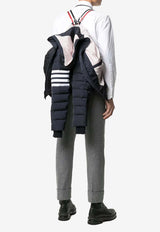 Thom Browne 4-bar Stripes Zip-Up Down Jacket Blue MJD087X07259_415