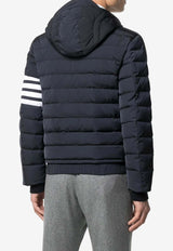 Thom Browne 4-bar Stripes Zip-Up Down Jacket Blue MJD087X07259_415