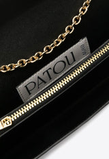 Patou JP Calf Leather Clutch Black BA0115000_999B