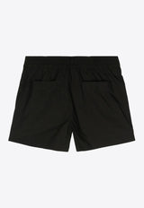 P.A.R.O.S.H Pressed-Crease Poplin Shorts  Black D210149CANYOX24_013