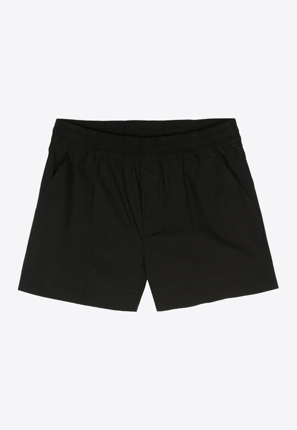 P.A.R.O.S.H Pressed-Crease Poplin Shorts  Black D210149CANYOX24_013