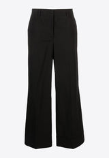 P.A.R.O.S.H High-Waist Flared Pants Black D232291CANYOX24_013