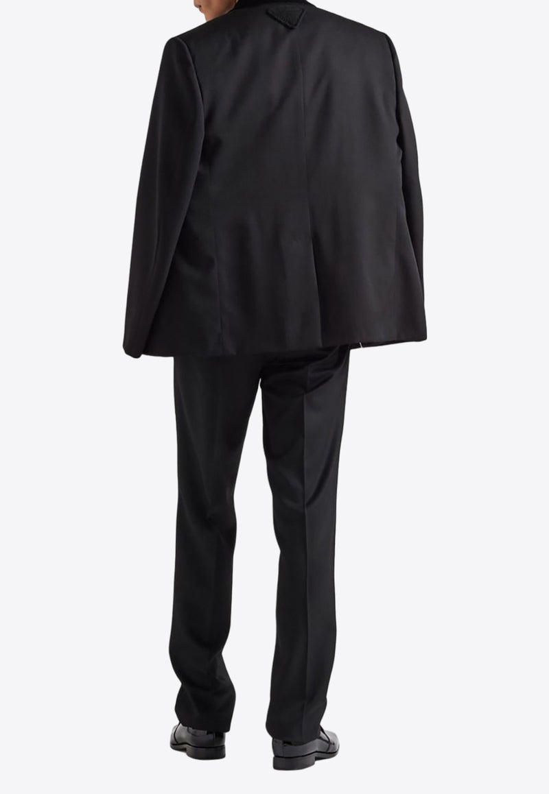 Prada Wool Tailored Pants Black UP0244SOOO1358_F0002