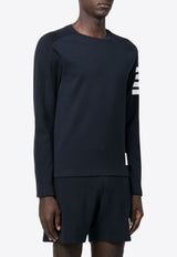 Thom Browne 4-bar Stripes Long-Sleeved T-shirt Blue MJS245A07323_415