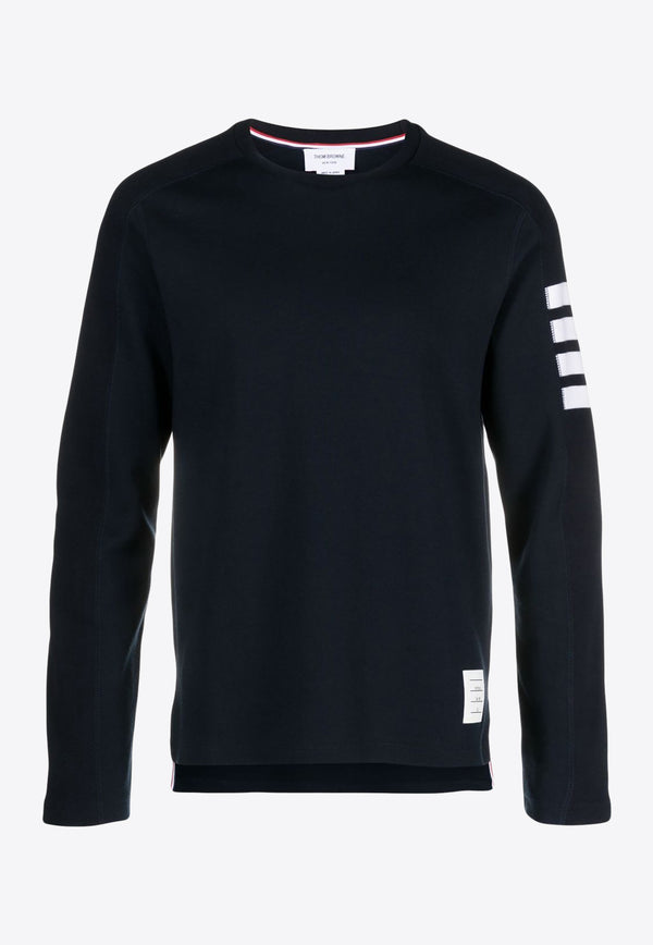 Thom Browne 4-bar Stripes Long-Sleeved T-shirt Blue MJS245A07323_415