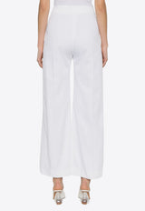 Patou Iconic Wide-Leg Pants White TR0020074_001W