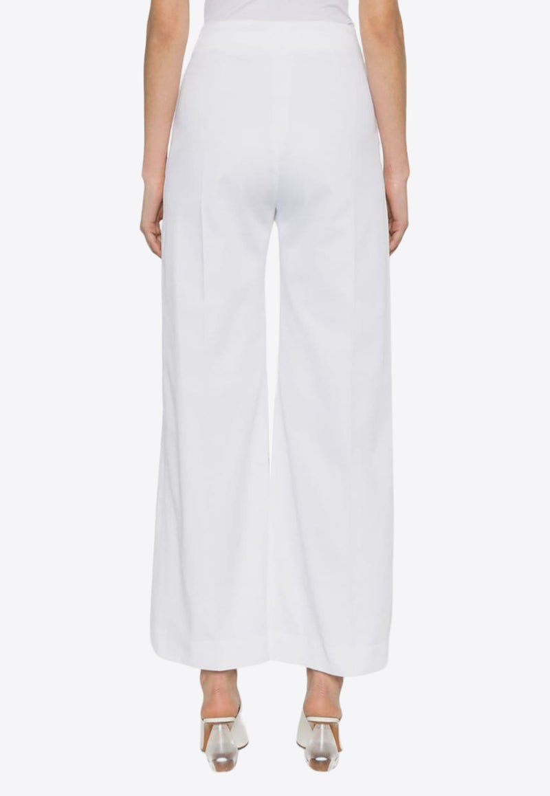 Patou Iconic Wide-Leg Pants White TR0020074_001W