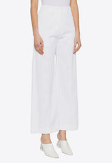 Patou Iconic Wide-Leg Pants White TR0020074_001W