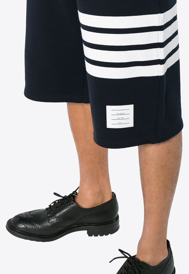 Thom Browne 4-bar Stripes Bermuda Shorts Blue MJQ012H00535_461