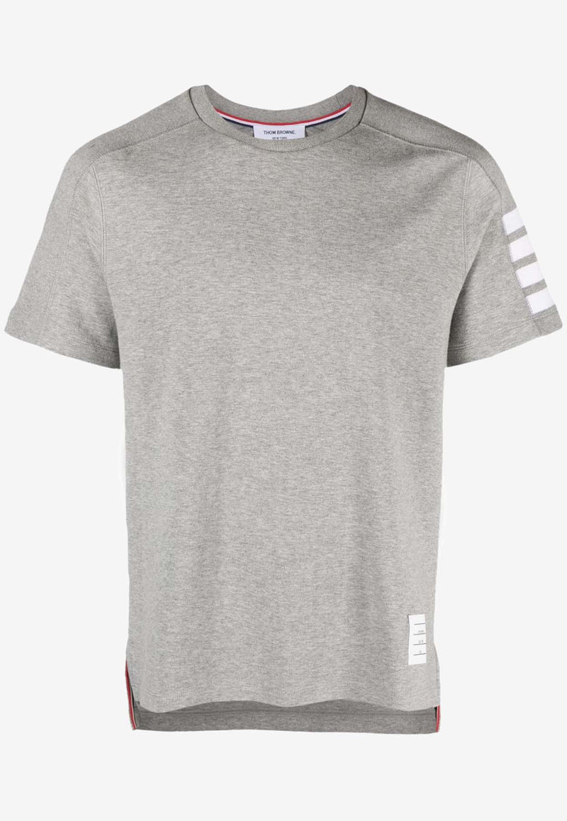 Thom Browne 4-bar Stripes T-shirt Gray MJS246A07323_055