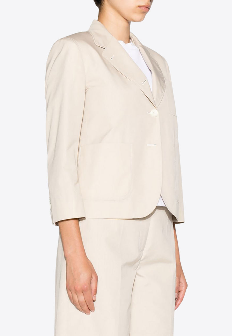 Thom Browne Single-Breasted Blazer Beige FBC905H04502_250