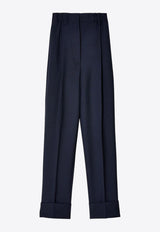 Prada Straight-Leg Mohair Pants Blue P202IGSOOO1P3Z_F0008