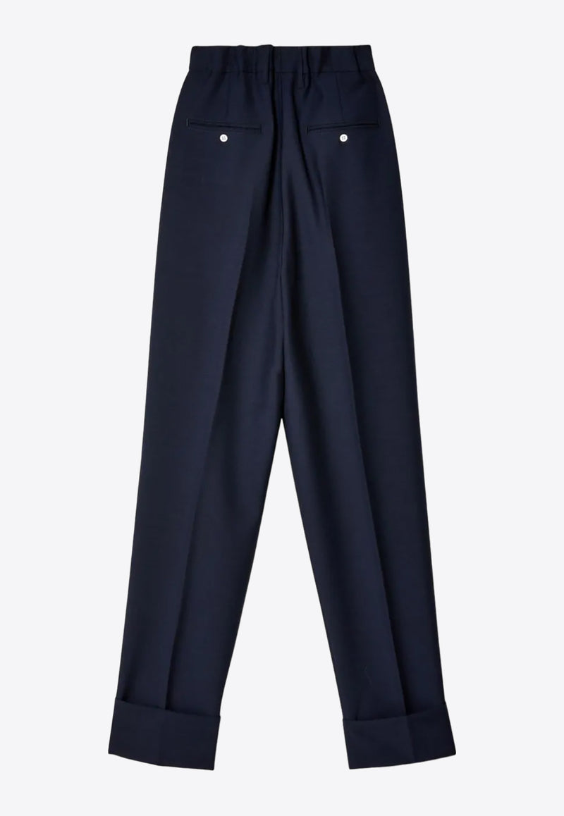 Prada Straight-Leg Mohair Pants Blue P202IGSOOO1P3Z_F0008