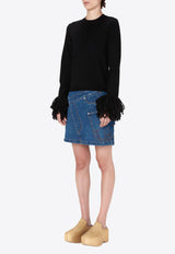 JW Anderson Twisted Denim Mini Skirt Denim DK0020PG1499_804