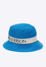 JW Anderson Logo Embroidered Bucket Hat Blue AC0347FA0214_856