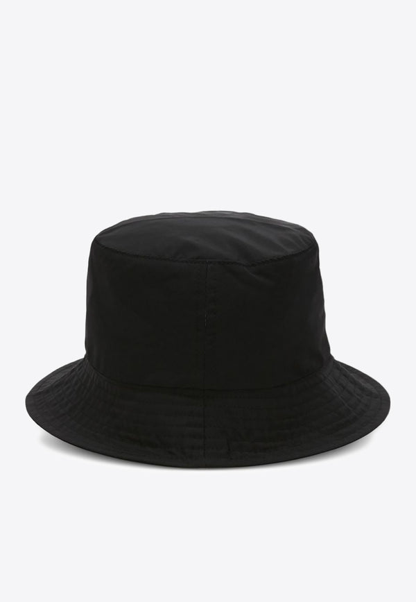 JW Anderson Logo Embroidered Bucket Hat Black AC0347FA0214_999