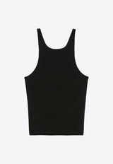 Max Mara Alfeo Halterneck Tank Top Black 2411361071650ALFEO_008